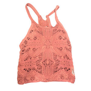 Free People Movement Pink Lace Top - XS/S